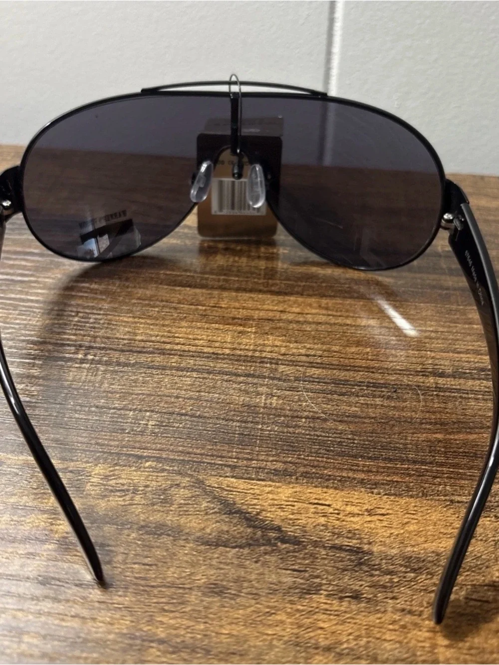 Warner's Men's Black Aviator Sunglasses